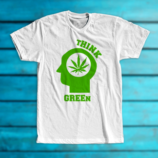 Tricou "Think green"